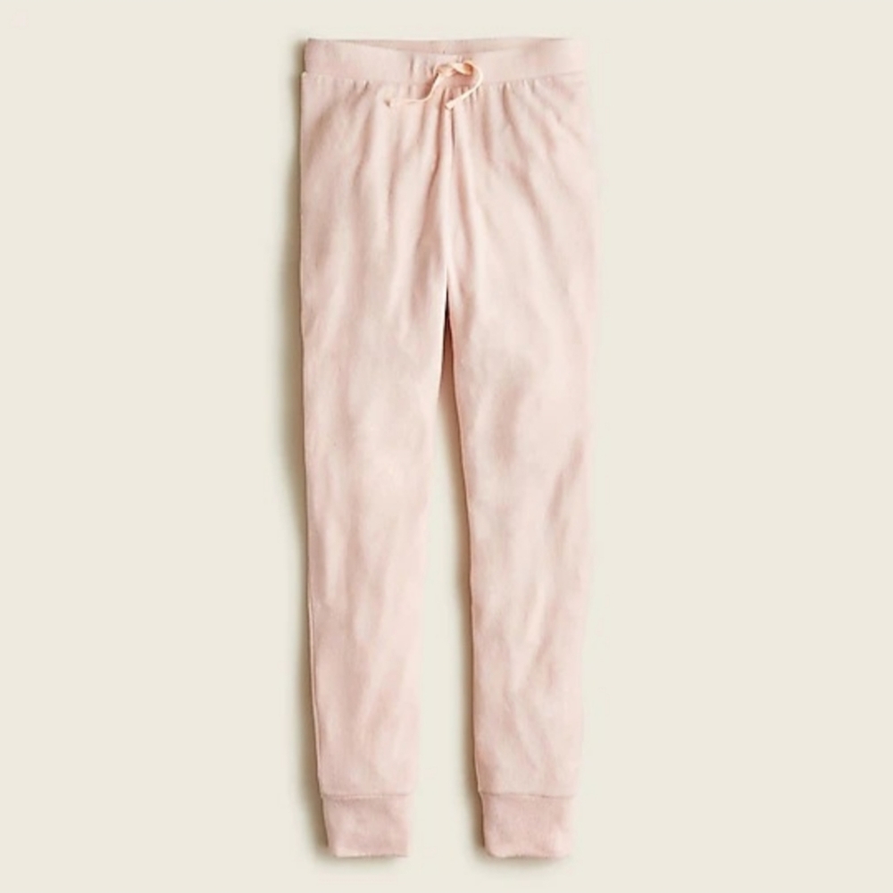J.Crew Crewcuts Girls' Soft Pink Knit Jogger Sweatpants LG (10) BNWT SO $68